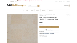 New Casablanca Tumbled 16X24X1/2 Limestone Tiles - limestone tiles factory
