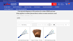 Ethernet - Bulk Cable - CAT8 - TXM Manufacturing - cat 8 ethernet cable bulk