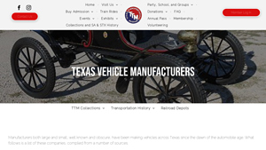 Transportation Museum | San Antonio, TX | 210-490-3554 - car manufacturer texas