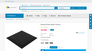 Acoustic Foam Panel «Visual - acoustic foam panels bulk