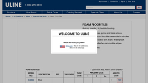 Foam Floor Tiles - ULINE - foam tiles bulk