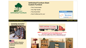 Unfinished Furniture - unfinished furniture factory