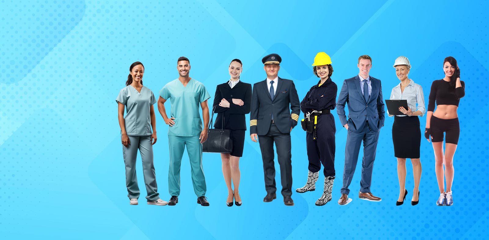 A relevant stock photo of uniform supplier in a typical setting.