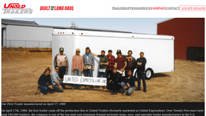 Company - United Trailers - aluminum trailer manufacturer