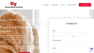 United Valley Pet Food - Private Label Pet Food Manufacturer - dog food manufacturer