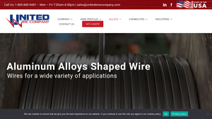 Aluminum Alloys Shaped Wire - aluminum wire company