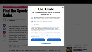 List of Spectrum Cable Box Remote Codes for Programming - spectrum cable box model number 201-t manufacturer
