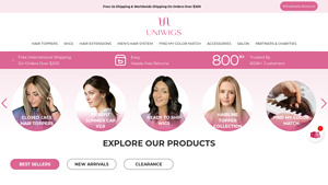 Best Hair Toppers & Extensions, Human Hair & Synthetic Wigs Store ... - synthetic hair factory