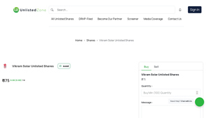 Vikram Solar Unlisted Shares - UnlistedZone - tata solar panel company