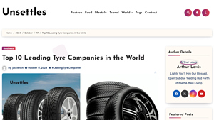 Top 10 Leading Tyre Companies in the World - Unsettles - largest tyre manufacturer in the world