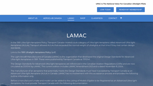 Light Aircraft Manufacturers of Canada (LAMAC) - Ultralight Pilots ... - canadian airplane manufacturer