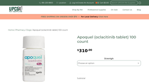 Apoquel (Oclacitinib Tablets) 100 Count | UPCO Pet Supply - apoquel manufacturer