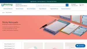 Notepads - Sticky Notes Printing - UPrinting - personalized sticky notes bulk