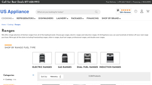 Ranges - US Appliance - stand alone residential oven us manufacturer
