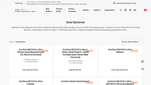 Solar Battery | Durable High-Performance Home Storage ... - EcoFlow - household solar battery factory