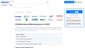 30 Motherboard Manufacturers in 2025 - Metoree - best motherboard manufacturer