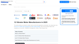 12 Vibrator Motor Manufacturers in 2025 - Metoree - vibration motor factory