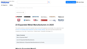 23 Expanded Metal Manufacturers in 2025 | Metoree - expanded metal sheet factory