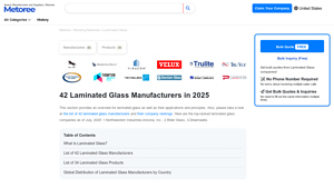 42 Laminated Glass Manufacturers in 2025 - Metoree - laminated glass manufacturer