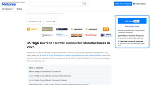 35 High Current Electric Connector Manufacturers in 2025 - Metoree - electrical connector factory