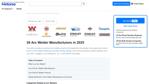 36 Arc Welder Manufacturers in 2025 - Metoree - arc welding machine factory