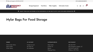 Mylar Bags For Food Storage - USA Emergency Supply - mylar bags bulk