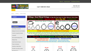 Steel Orings, Heavy Duty Welded Metal O-Ring Supply - o ring bulk