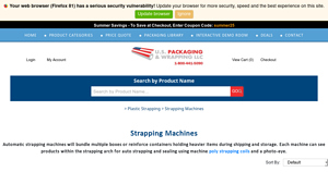 Strapping Machines - U.S. Packaging & Wrapping - strapping machine factory