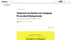 Tesla isn't an electric car company. It's an electrifying brand. - tesla electric car factory
