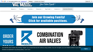 Val Matic Valve Manufacturer | Air, Butterfly, Plug Valves - Valve Manufacturing Companies