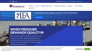 Valveworks USA: When Pressure Demands Quality ® - Valve Manufacturing Companies