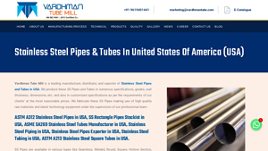Stainless Steel Pipes/Tubes Manufacturer, Supplier in USA - ss pipe manufacturer