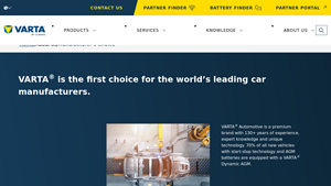 Trusted by Car Manufacturers | VARTA Automotive Batteries - varta battery factory