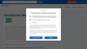 Transformer Manufacturers in India | Top 20 Transformer List - VendorList - transformer manufacturer