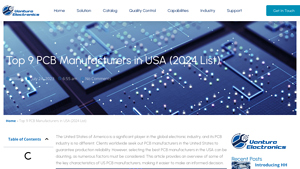 PCB Manufacturers in USA: Top 9 Industry Leaders Unveiled - usa pcb manufacturer
