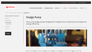 Sludge Pump - Veolia Water Technologies UK - ram pump factory