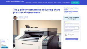 Top 7 Printer Companies | Verified Market Research - printer manufacturer