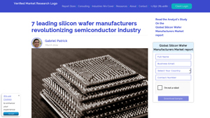 7 Leading Wafer Manufacturers - Verified Market Research - silicon wafer manufacturer