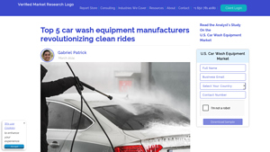 Top 5 Car Wash Equipment Manufacturers | Verified Market Research - car wash manufacturer