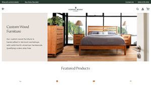Custom Made Wood Furniture - Vermont Woods Studios - solid wood furniture factory