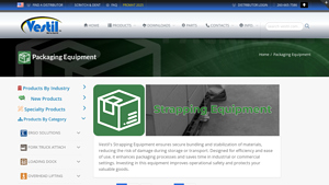 Category: Strapping Equipment - Vestil - strapping machine factory