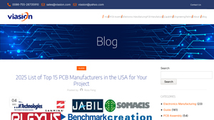 Top 15 PCB Manufacturers in the USA [2025] | Viasion - pcb manufacturer united states