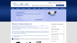 Vibratory Feeders & Bowls Manufacturer - Vibratory Feeders Inc - feeder manufacturer