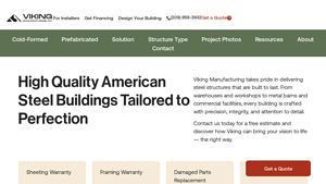 Viking Manufacturing - Steel Buildings, Metal Barns, Garages - steel building manufacturer