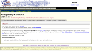 Montgomery Ward & Co. - History | VintageMachinery.org - montgomery ward manufacturer