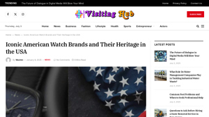 Iconic American Watch Brands and Their Heritage in the USA - oldest watch manufacturer