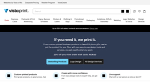 VistaPrint Official Website: Online Printing Services - printer manufacturer