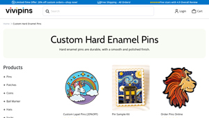 Custom Hard Enamel Pins in Bulk Order [20% Off] | Vivipins - enamel pins bulk