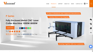 Fully Enclosed Metal CNC Laser Cutter Machine 1000W-8000W - laser metal cutting machine factory