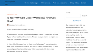 Is Your VW Still Under Warranty? Find Out Now! - VolkswagenBuddy - vw manufacturer warranty